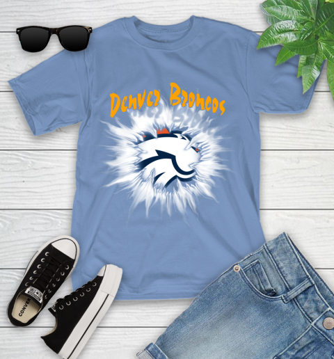 Denver Broncos NFL Football Adoring Fan Rip Sports Youth T-Shirt 15