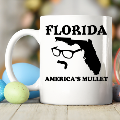 Florida America's Mullet West Coast Ceramic Mug 11oz 2