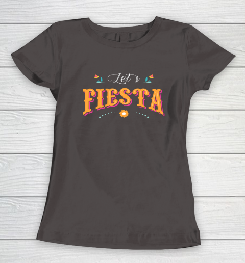 Cinco De Mayo Party Lets Fiesta Mexican Typography Women's T-Shirt 5
