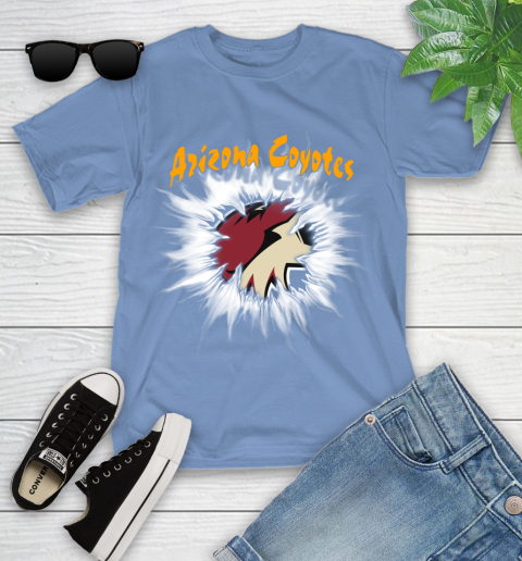 Arizona Coyotes NHL Hockey Adoring Fan Rip Sports Youth T-Shirt 15