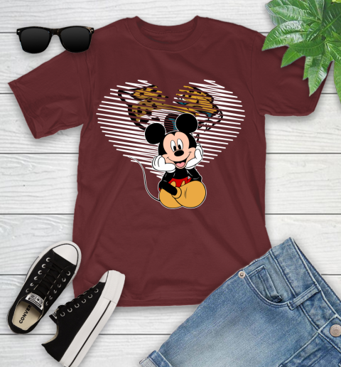 NFL Jacksonville Jaguars The Heart Mickey Mouse Disney Football T Shirt_000 Youth T-Shirt 14
