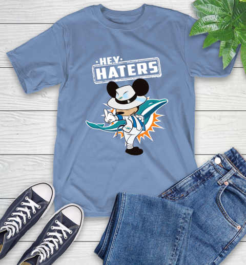 NFL Hey Haters Mickey Football Sports Miami Dolphins T-Shirt 12