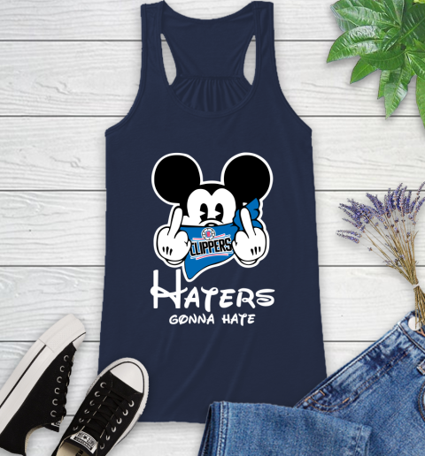 NBA LA Clippers Haters Gonna Hate Mickey Mouse Disney Basketball T Shirt Racerback Tank 9