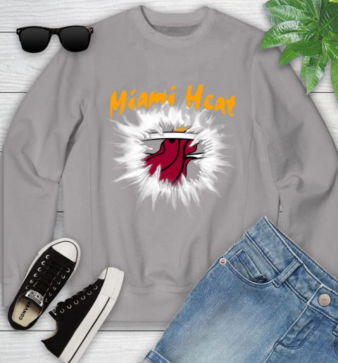 Miami Heat NBA Basketball Rip Sports Youth Sweatshirt 3