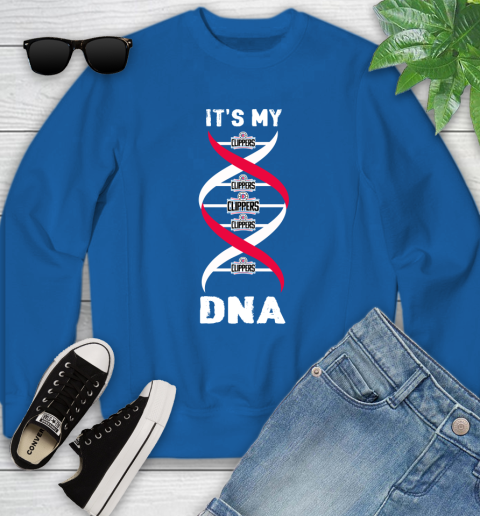 LA Clippers NBA Basketball It's My DNA Sports Youth Sweatshirt 7