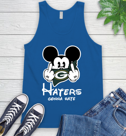NFL Green Bay Packers Haters Gonna Hate Mickey Mouse Disney Football T Shirt_000 Tank Top 4