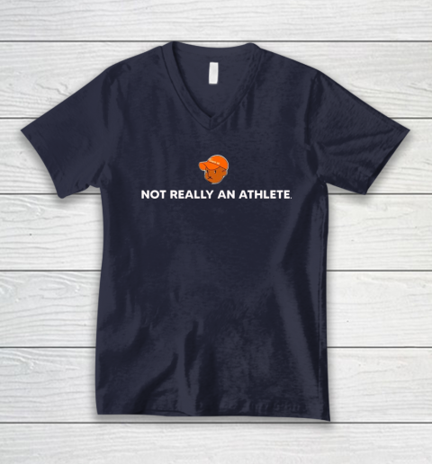Not Really An Athlete V-Neck T-Shirt 8