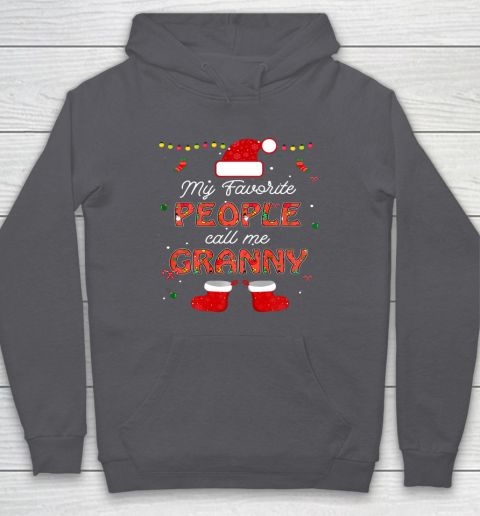 My Favorite People Call Me Granny Thanksgiving Christmas Hoodie 4