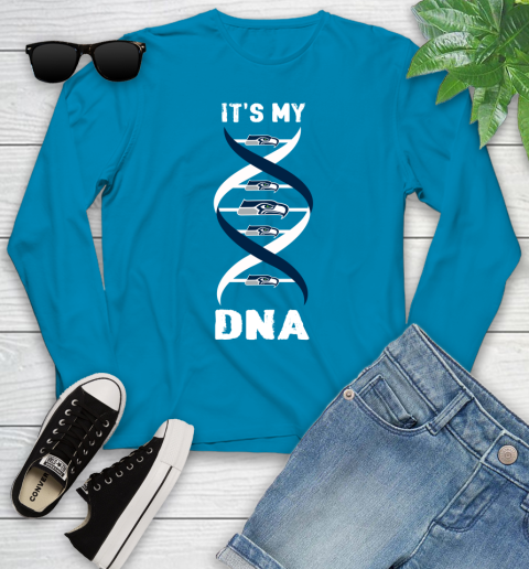Seattle Seahawks NFL Football It's My DNA Sports Youth Long Sleeve 8