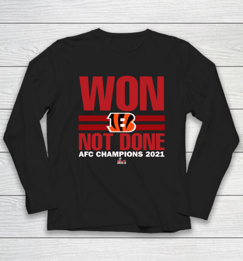 Bengals Super Bowl AFC Championship 2021 Shirt Long Sleeve T-Shirt