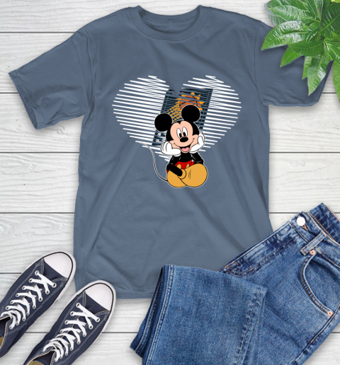NBA Phoenix Suns The Heart Mickey Mouse Disney Basketball T-Shirt 8