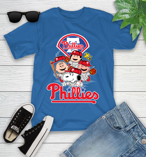 MLB The Peanuts Movie Snoopy Forever Win Or Lose Baseball Philadelphia Phillies  Shirt
