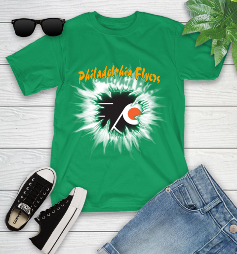Philadelphia Flyers NHL Hockey Adoring Fan Rip Sports Youth T-Shirt 8