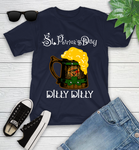 MLB Toronto Blue Jays St Patrick's Day Dilly Dilly Beer Baseball Sports Youth T-Shirt 2