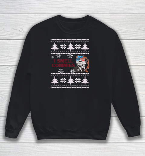 Ronald Reagan Hippies American Flag Ugly Christmas Sweater Sweatshirt