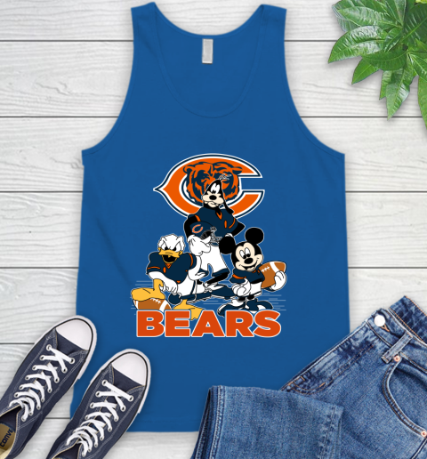 NFL Chicago Bears Mickey Mouse Donald Duck Goofy Football Shirt Tank Top 4