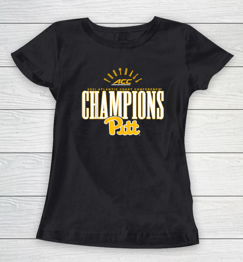 Pitt ACC Championship Shirt Football Conference Champions Women's T-Shirt