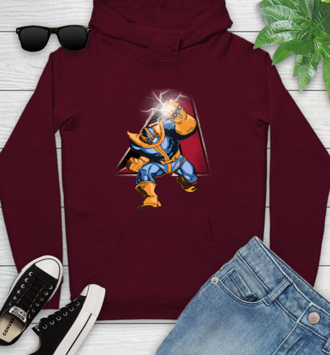 Arizona Diamondbacks MLB Baseball Thanos Avengers Infinity War Marvel Youth Hoodie 7