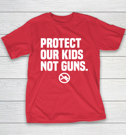 Wear Orange Protect Our Kids Not Guns Shirt End Gun Violence Youth T-Shirt 8