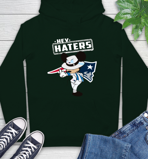 NFL Hey Haters Mickey Football Sports New England Patriots Hoodie 12
