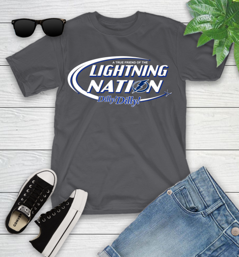 NHL A True Friend Of The Tampa Bay Lightning Dilly Dilly Hockey Sports Youth T-Shirt 6