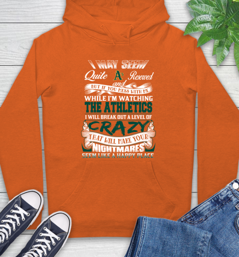 Oakland Athletics MLB Baseball Don't Mess With Me While I'm Watching My Team Hoodie 4
