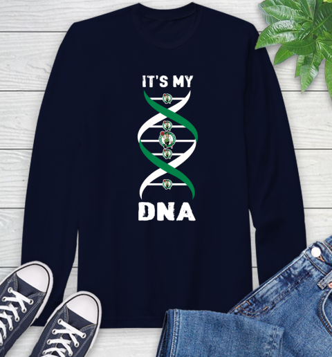 Boston Celtics NBA Basketball It's My DNA Sports Long Sleeve T-Shirt 3