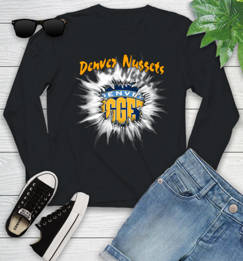 Denver Nuggets NBA Basketball Rip Sports Youth Long Sleeve