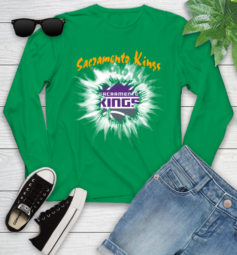 Sacramento Kings NBA Basketball Rip Sports Youth Long Sleeve 7
