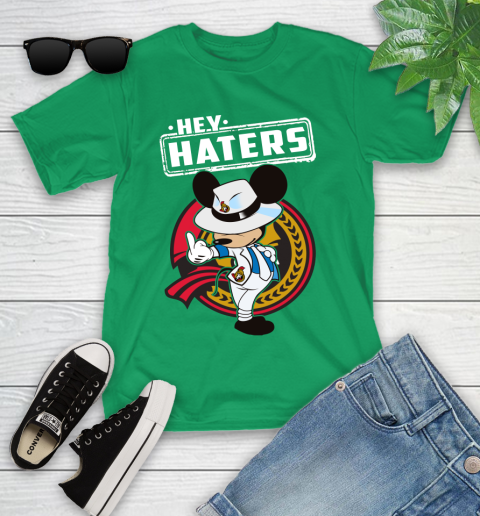 NHL Hey Haters Mickey Hockey Sports Ottawa Senators Youth T-Shirt 8