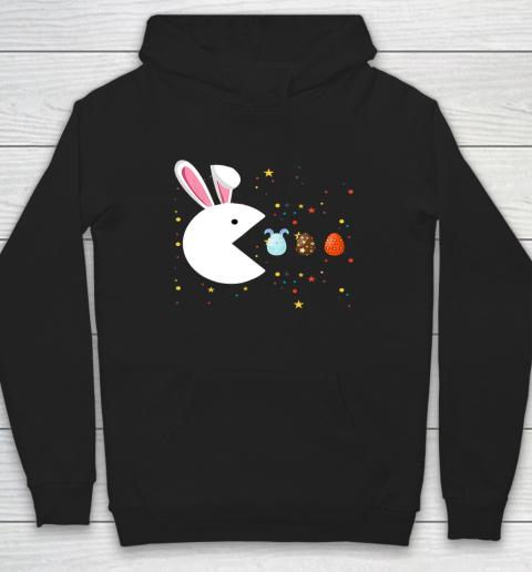 Video Game Bunny Eggs Easter Gamer Hoodie