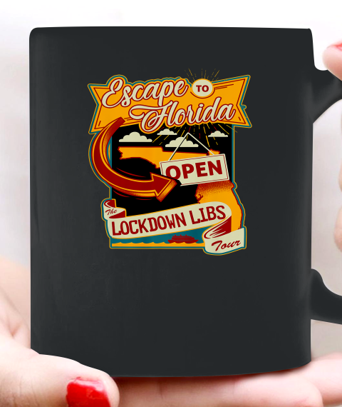 Escape To Florida Shirt Ron DeSantis Ceramic Mug 11oz