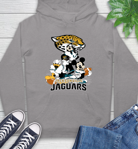 NFL Jacksonville Jaguars Mickey Mouse Donald Duck Goofy Football Shirt Hoodie 6