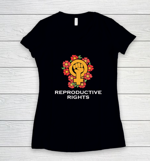 Reproductive Rights Women's V-Neck T-Shirt