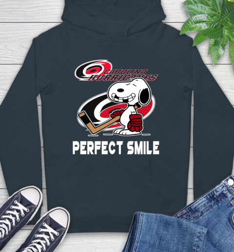 NHL Carolina Hurricanes Snoopy Perfect Smile The Peanuts Movie Hockey T Shirt Hoodie 7