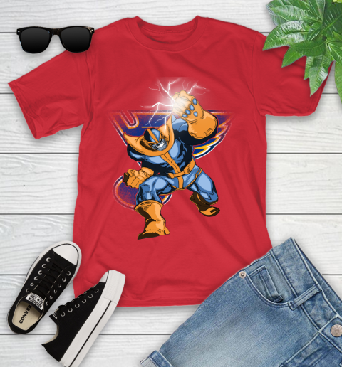 St.Louis Blues NHL Hockey Thanos Avengers Infinity War Marvel Youth T-Shirt 13