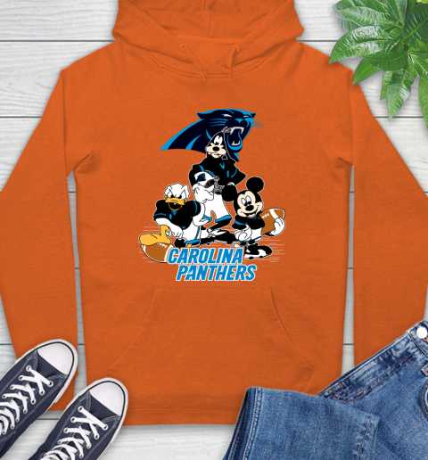 NFL Carolina Panthers Mickey Mouse Donald Duck Goofy Football Shirt Hoodie 4