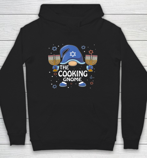 Funny The Cooking Gnome Hanukkah Matching Family Pajama Hoodie