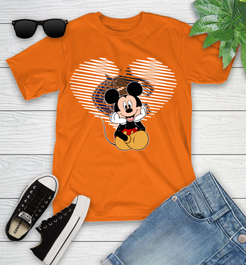 NHL Vancouver Canucks The Heart Mickey Mouse Disney Hockey Youth T-Shirt 9