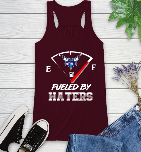 Charlotte Hornets NBA Basketball Fueled By Haters Sports Racerback Tank 2