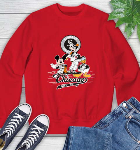 MLB Chicago White Sox Mickey Mouse Donald Duck Goofy Baseball T Shirt Sweatshirt 10