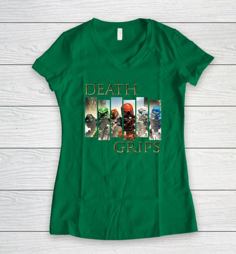 Death Grips Bionicle Toa Mata Women's V-Neck T-Shirt 3