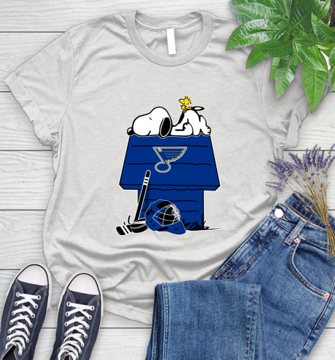 women's blues hockey shirt