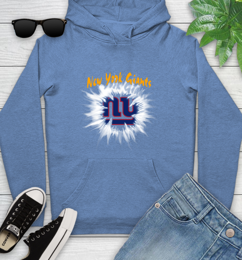 New York Giants NFL Football Adoring Fan Rip Sports Youth Hoodie 13