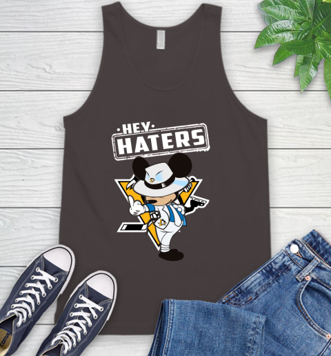 NHL Hey Haters Mickey Hockey Sports Pittsburgh Penguins Tank Top 6