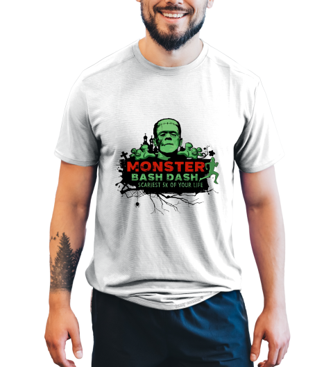 Frankenstein T Shirt, Monster Bash Dash Tshirt, The Monster T Shirt, Halloween Gifts