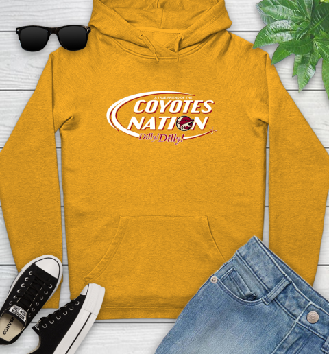 NHL A True Friend Of The Arizona Coyotes Dilly Dilly Hockey Sports Youth Hoodie 3 NHL A True Friend Of The Arizona Coyotes Dilly Dilly Hockey Sports Youth Hoodie - Image 3