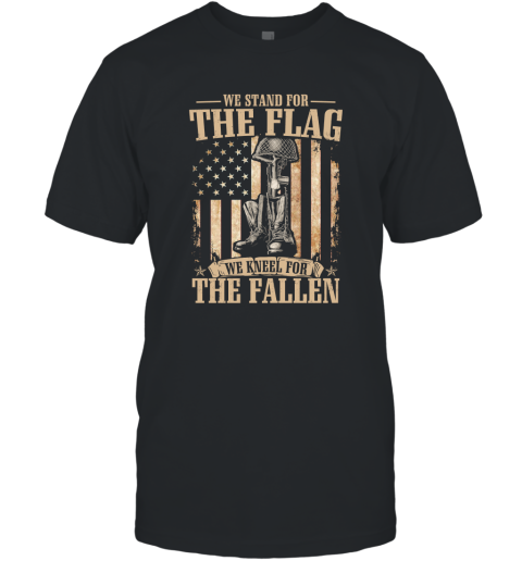 We Stand For The Flag We Kneel for the Fallen Long Sleeve T-Shirt