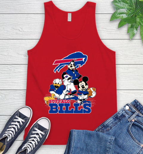 NFL Buffalo Bills Mickey Mouse Donald Duck Goofy Football Shirt Tank Top 5