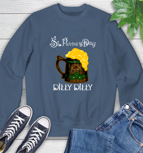 NHL Colorado Avalanche St Patrick's Day Dilly Dilly Beer Hockey Sports Sweatshirt 8